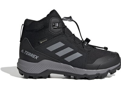 adidas Kinder TERREX Mid GORE-TEX Wanderschuh Schwarz