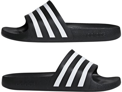 ADIDAS Badeslipper Badesandalen Adilette Aqua Schwarz