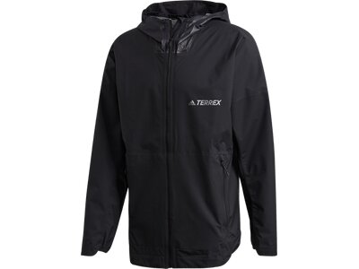 adidas TERREX Herren 2.5L ZUPAHIKE REGENJACKE Schwarz