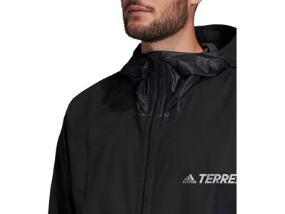 adidas TERREX Herren 2.5L ZUPAHIKE REGENJACKE Schwarz