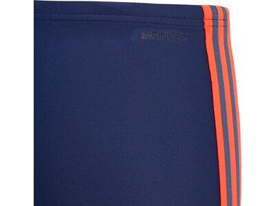 adidas Jungen 3-Streifen Boxer-Badehose Blau