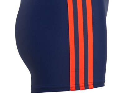 adidas Jungen 3-Streifen Boxer-Badehose Blau