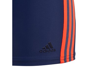 adidas Jungen 3-Streifen Boxer-Badehose Blau