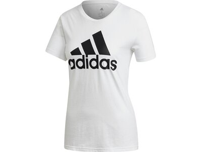 adidas Damen Logo Tee Essentials Sportmode T-Shirt Grau