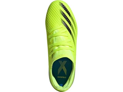 adidas Kinder X Ghosted.3 FG Fußballschuh Grün