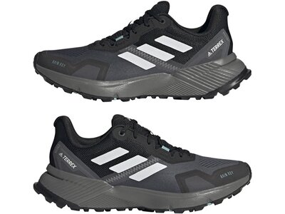 adidas Damen TERREX Soulstride RAIN.RDY Trailrunning-Schuh Grau