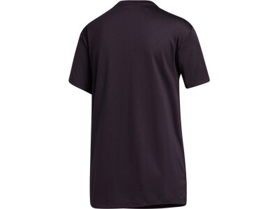 adidas Damen 3-Streifen T-Shirt Braun