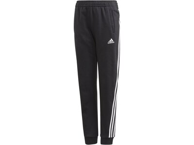 adidas Kinder 3-Streifen Tapered Leg Hose Schwarz