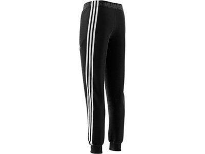 adidas Kinder 3-Streifen Tapered Leg Hose Schwarz