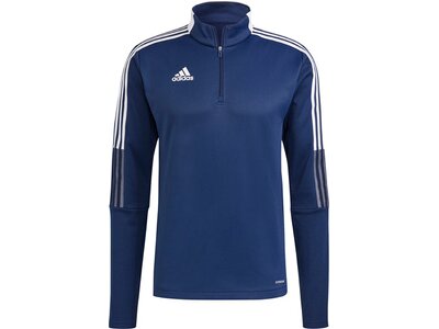 adidas Herren Tiro 21 Warm Oberteil Blau