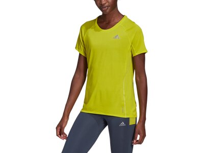 ADIDAS Damen Laufshirt "Adi Runner" Kurzarm Gelb