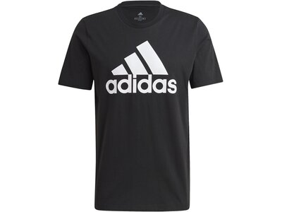 adidas Herren Essentials Big Logo T-Shirt Schwarz