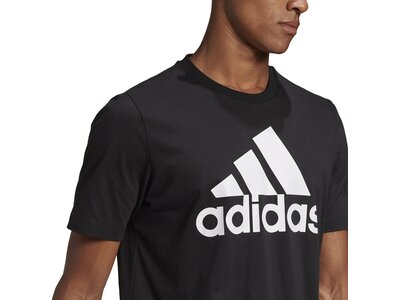 adidas Herren Essentials Big Logo T-Shirt Schwarz