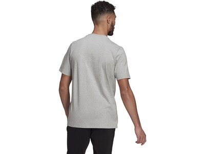 adidas Herren Essentials Big Logo T-Shirt Silber