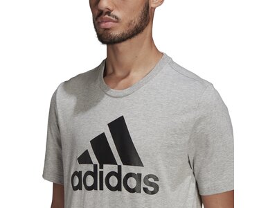 adidas Herren Essentials Big Logo T-Shirt Silber