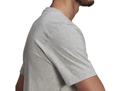 adidas Herren Essentials Big Logo T-Shirt Silber