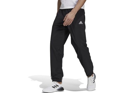 adidas Herren AEROREADY Essentials Stanford Hose Schwarz