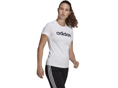 ADIDAS Damen Shirt LOUNGEWEAR Essentials Slim Logo Weiß