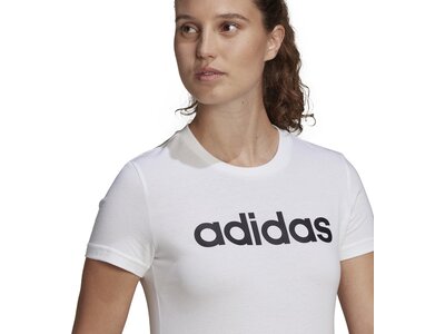 ADIDAS Damen Shirt LOUNGEWEAR Essentials Slim Logo Weiß