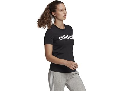 ADIDAS Damen Shirt LOUNGEWEAR Essentials Slim Logo Schwarz