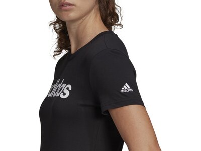 ADIDAS Damen Shirt LOUNGEWEAR Essentials Slim Logo Schwarz