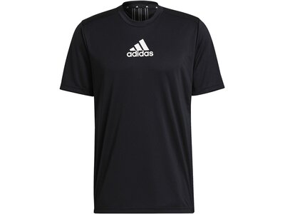 ADIDAS Herren Shirt M 3S BACK TEE Schwarz