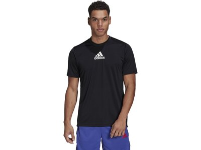 ADIDAS Herren Shirt M 3S BACK TEE Schwarz