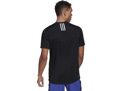 ADIDAS Herren Shirt M 3S BACK TEE Schwarz