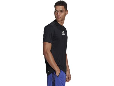 ADIDAS Herren Shirt M 3S BACK TEE Schwarz