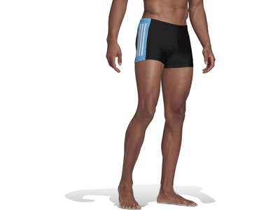 adidas Herren Three-Second Boxer-Badehose Schwarz