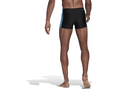 adidas Herren Three-Second Boxer-Badehose Schwarz
