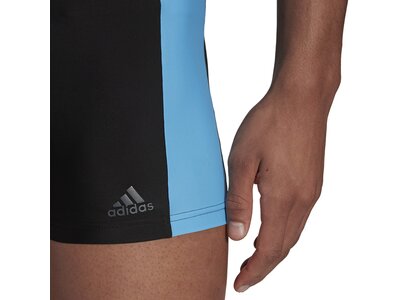 adidas Herren Three-Second Boxer-Badehose Schwarz