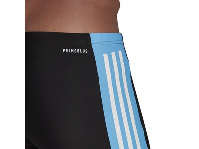 adidas Herren Three-Second Boxer-Badehose Schwarz