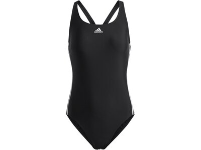 adidas Damen SH3.RO Classic 3-Streifen Badeanzug Schwarz