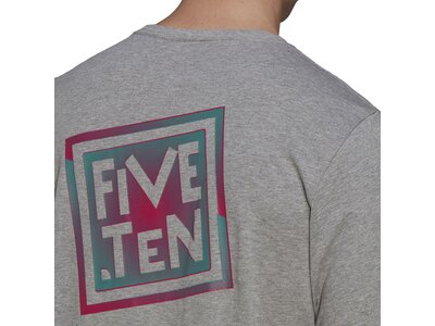 adidas Herren Five Ten Heritage Logo T-Shirt Grau