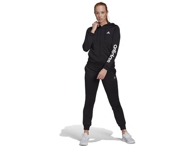 ADIDAS Damen Sportanzug LIN FT TS Schwarz