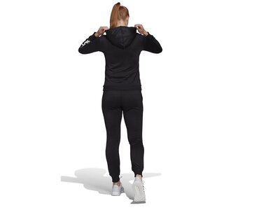 ADIDAS Damen Sportanzug LIN FT TS Schwarz