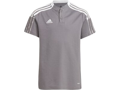 adidas Kinder Tiro 21 Poloshirt Grau