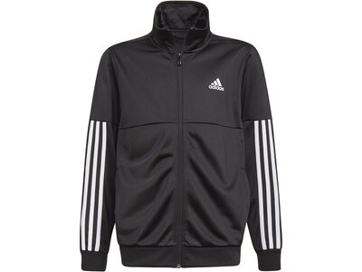 adidas Kinder 3-Streifen Team Trainingsanzug Schwarz