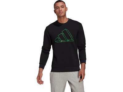 adidas Herren Sportswear Graphic Sweatshirt Schwarz