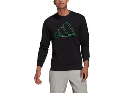 adidas Herren Sportswear Graphic Sweatshirt Schwarz