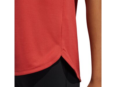 ADIDAS Damen Trainingsshirt "3 Bar Logo" Rot