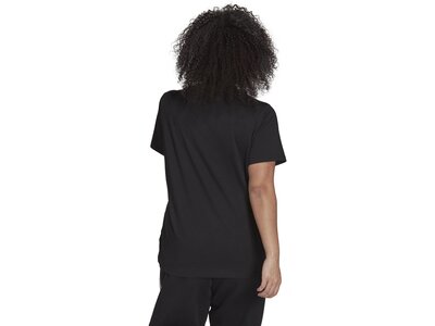 ADIDAS Damen Shirt Essentials Logo Große Größen Schwarz