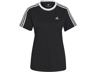 ADIDAS Damen Shirt Essentials 3-Streifen Schwarz