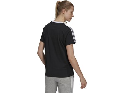 ADIDAS Damen Shirt Essentials 3-Streifen Schwarz