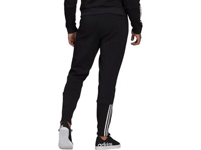 adidas Herren Essentials Matte Cut 3-Streifen Hose Schwarz