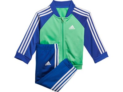 adidas Kinder 3-Streifen Tricot Trainingsanzug Blau