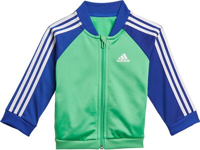 adidas Kinder 3-Streifen Tricot Trainingsanzug Blau