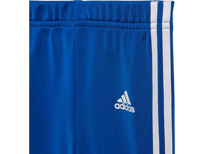 adidas Kinder 3-Streifen Tricot Trainingsanzug Blau