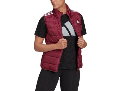 adidas Damen Essentials Daunenweste Rot